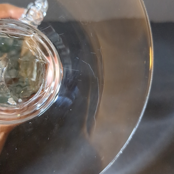 Vintage Heisey Glass 10" Candlesticks Grape Cluster #1445 Crystal Set Of 2 - Picture 8 of 8